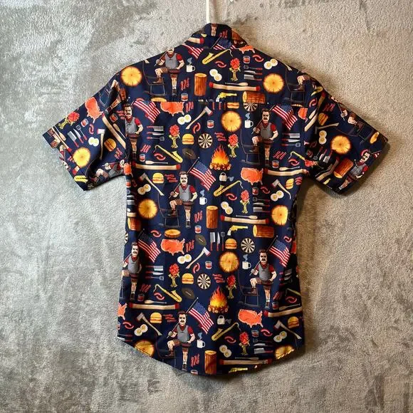 RSVLTS Breakfast Balls Men's Ron Swanson's Shirt of Greatness XS Parks and Rec - Picture 2 of 6